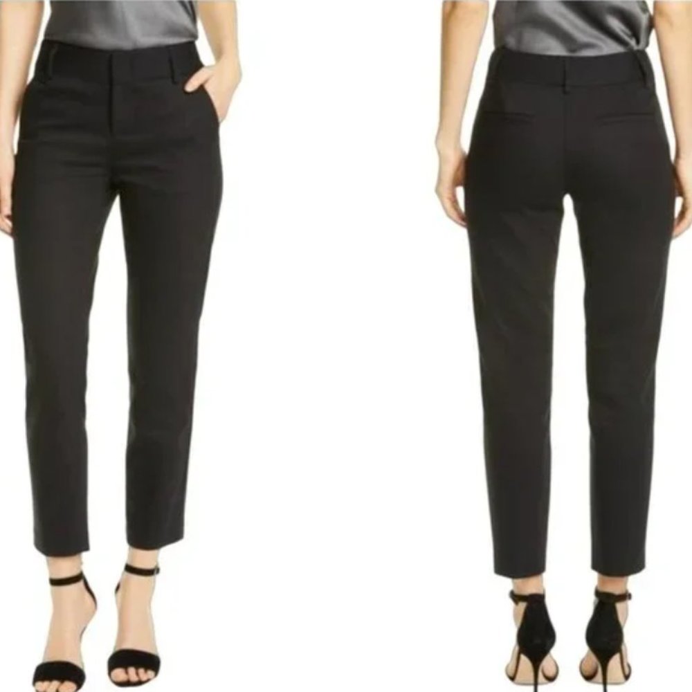 NWT Alice + Olivia Employed Women's Black Size 12 Latch Closure Dress Pants NEW
